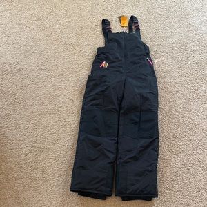 Champion, Youth xl (14-16) snow bibs, black